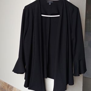 Black Flare Cuff Jacket
